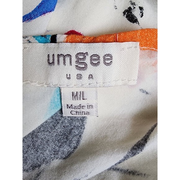 Umgee Open Front Watercolor Duster Kimono Size M/L - Picture 6 of 7